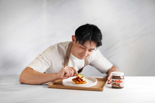 Crepes Serabi dengan Nutella