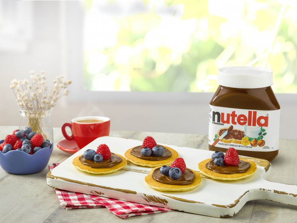 Pancakes Mini dengan Nutella®