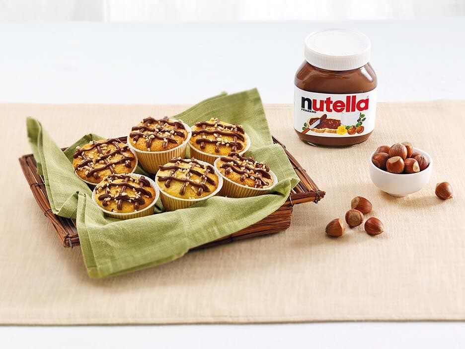 Muffin with NUTELLA® in three flavours