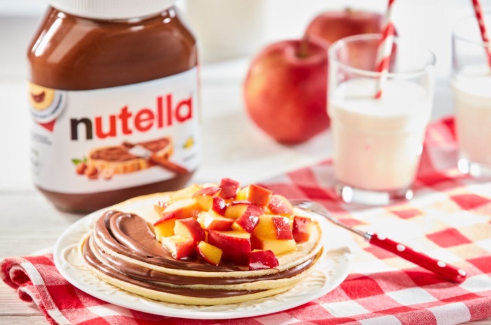 Apple Pancake with Nutella®