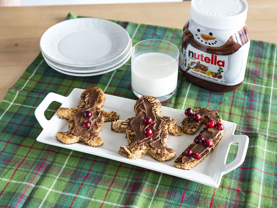 Gingerbread pancakes with Nutella®