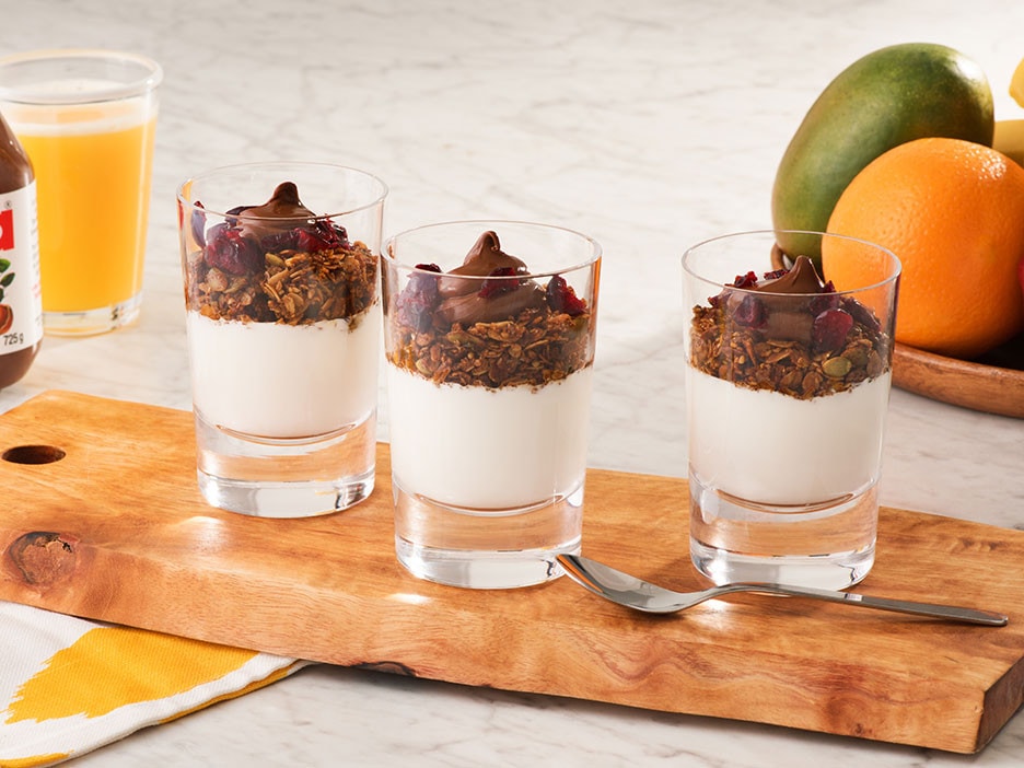 Fruit 'n' Yogurt Parfait with Nutella®