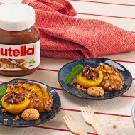 Pêches au Nutella® et aux amarettis | Nutella
