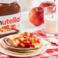Pancakes with apples