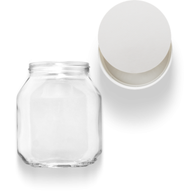 Materiales reciclados de Nutella