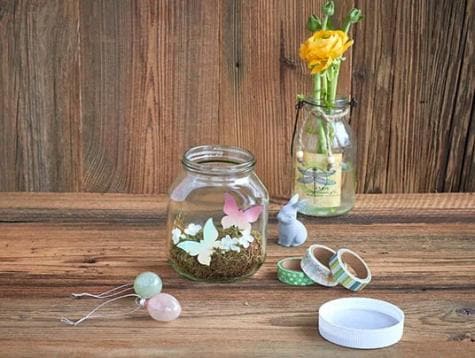 Pot de Pâques Nutella® décoré de papillons et d'œufs - Step 2 | Nutella