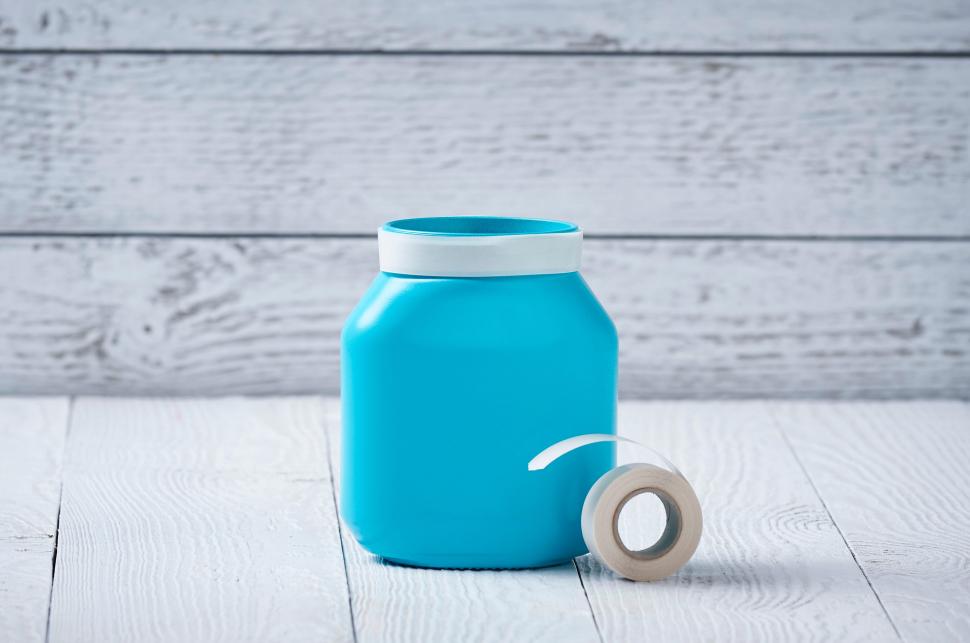 Pen Holder Jars with empty Nutella® Jars DIY Idea