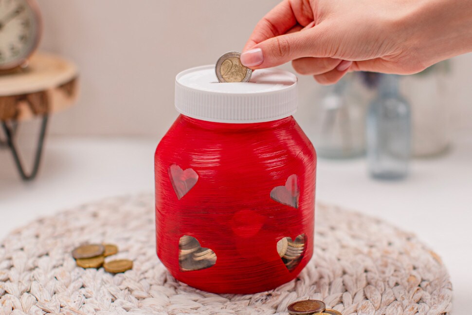 Nutella® jar money box