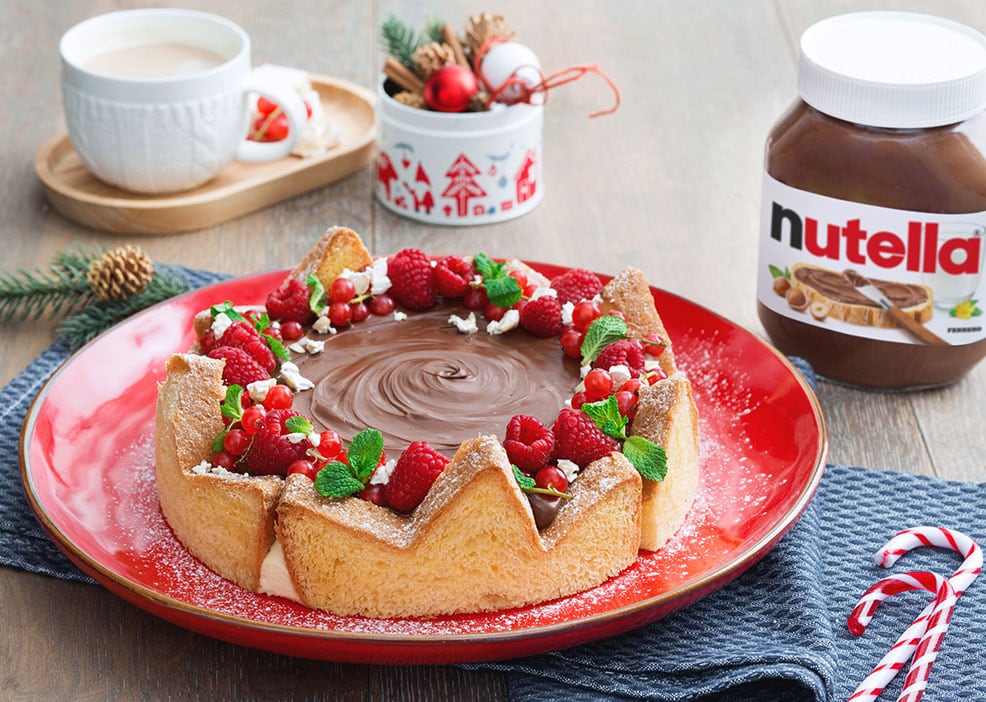 Corona di pandoro con Nutella® | Nutella 