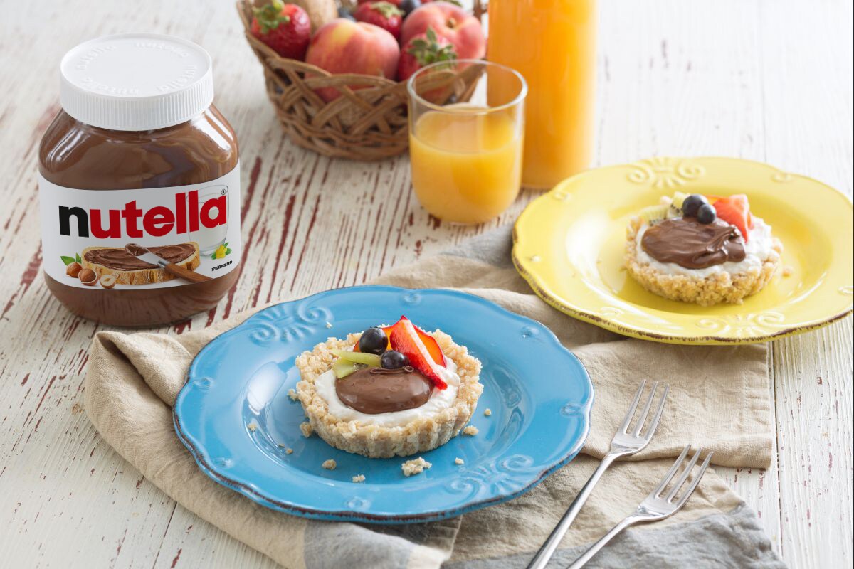 Crostatine senza cottura con crema allo yogurt e Nutella® @GialloZafferano | Nutella 