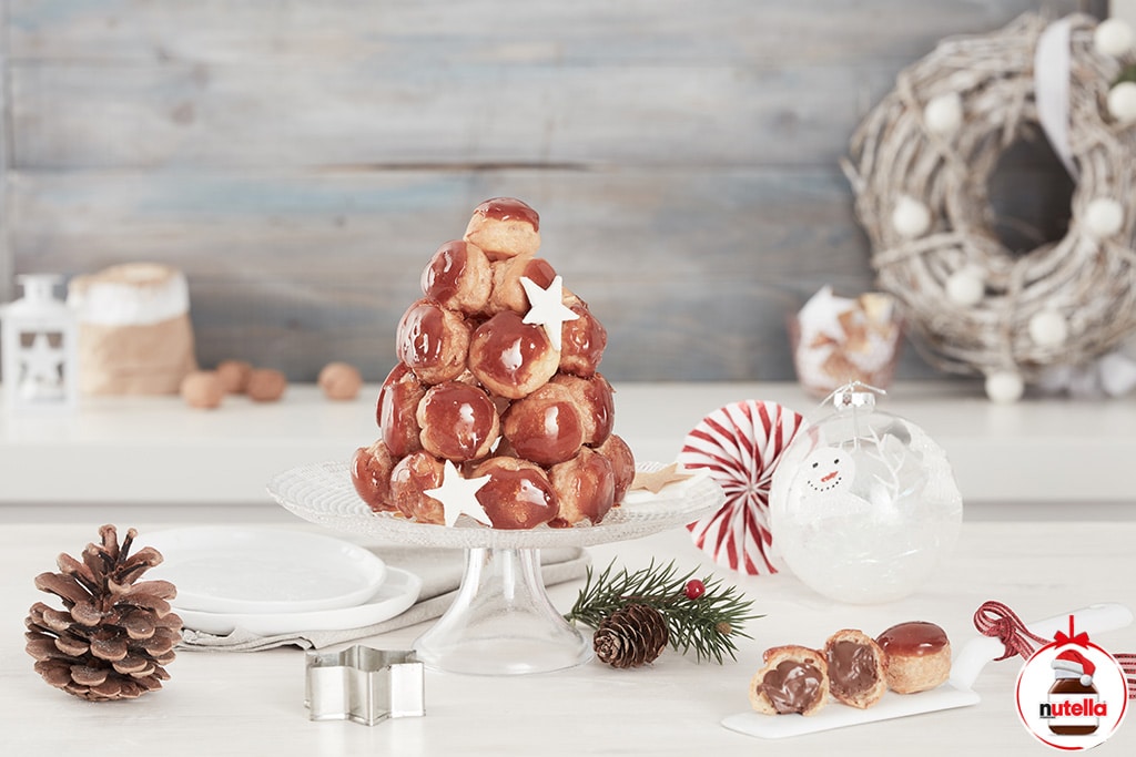 Croquembouche natalizio con Nutella®