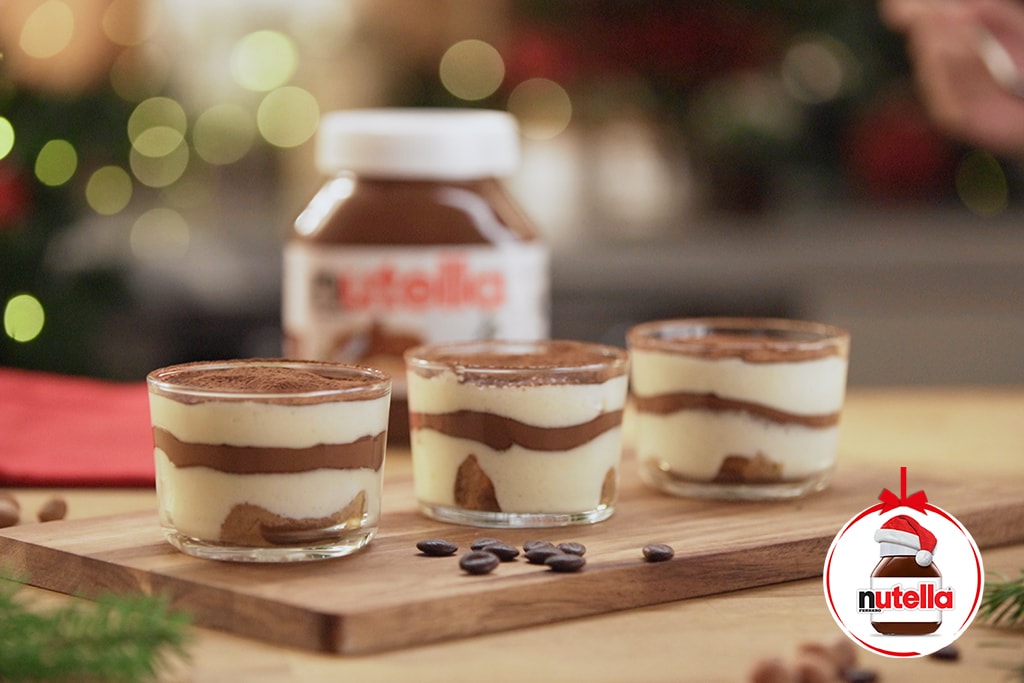 Mini tiramisù di Natale con Nutella®