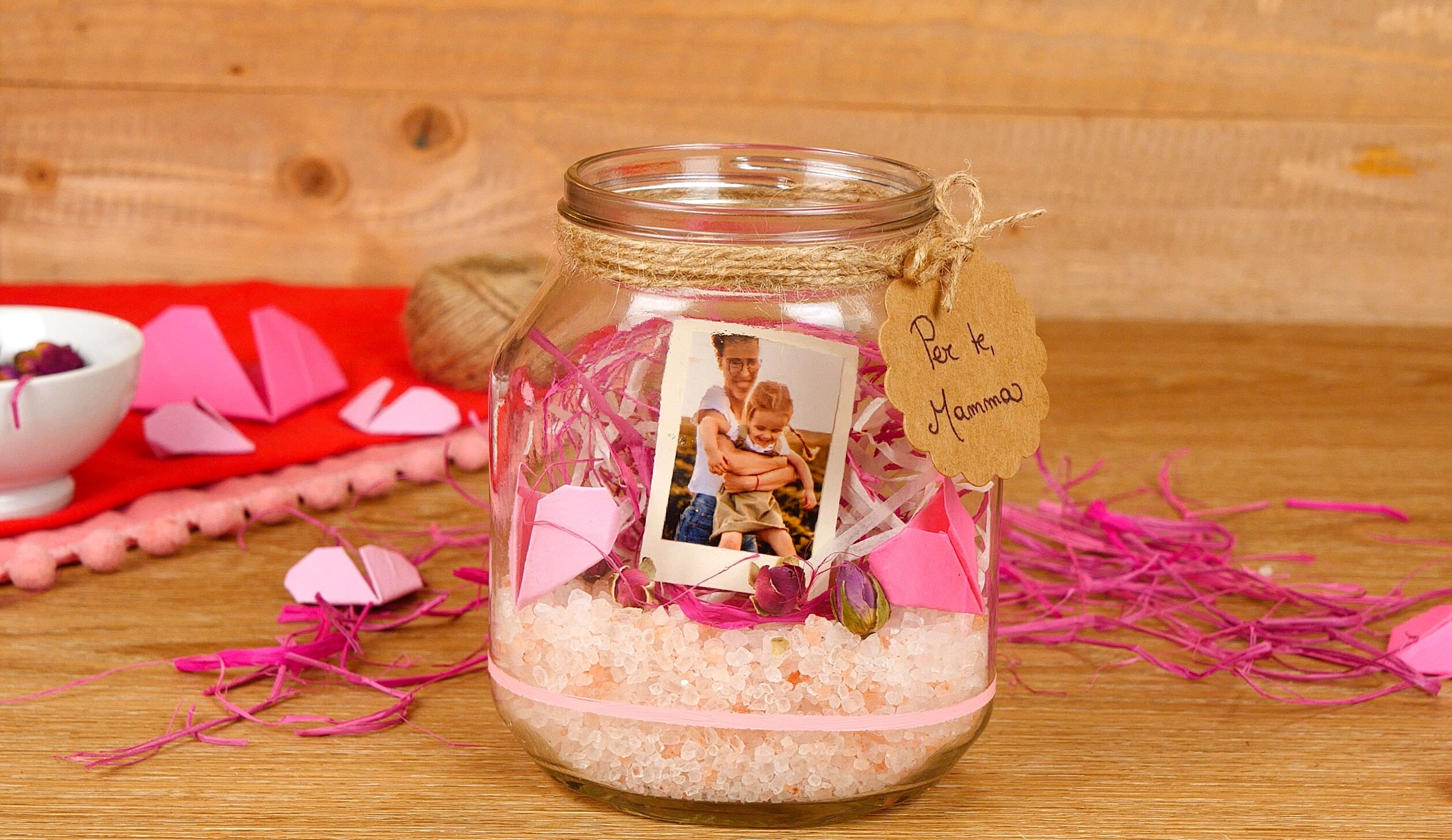 Vasetto portafoto profumato