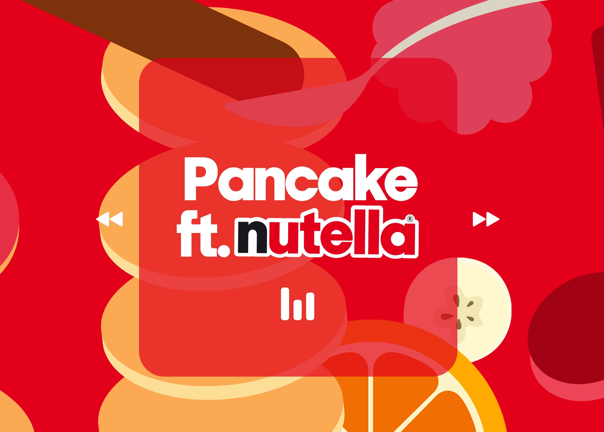 Immagine promozionale con vasetto di Nutella e ingredienti per ricetta.