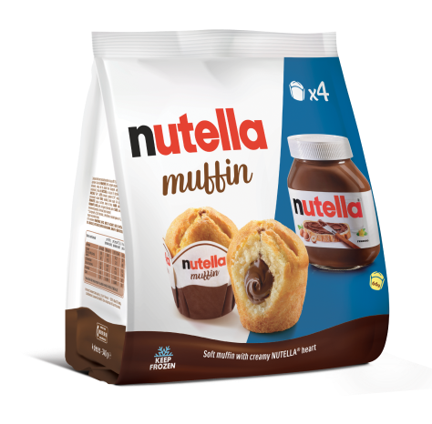 Immagine della confezione dei Muffin alla Nutella Congelati.