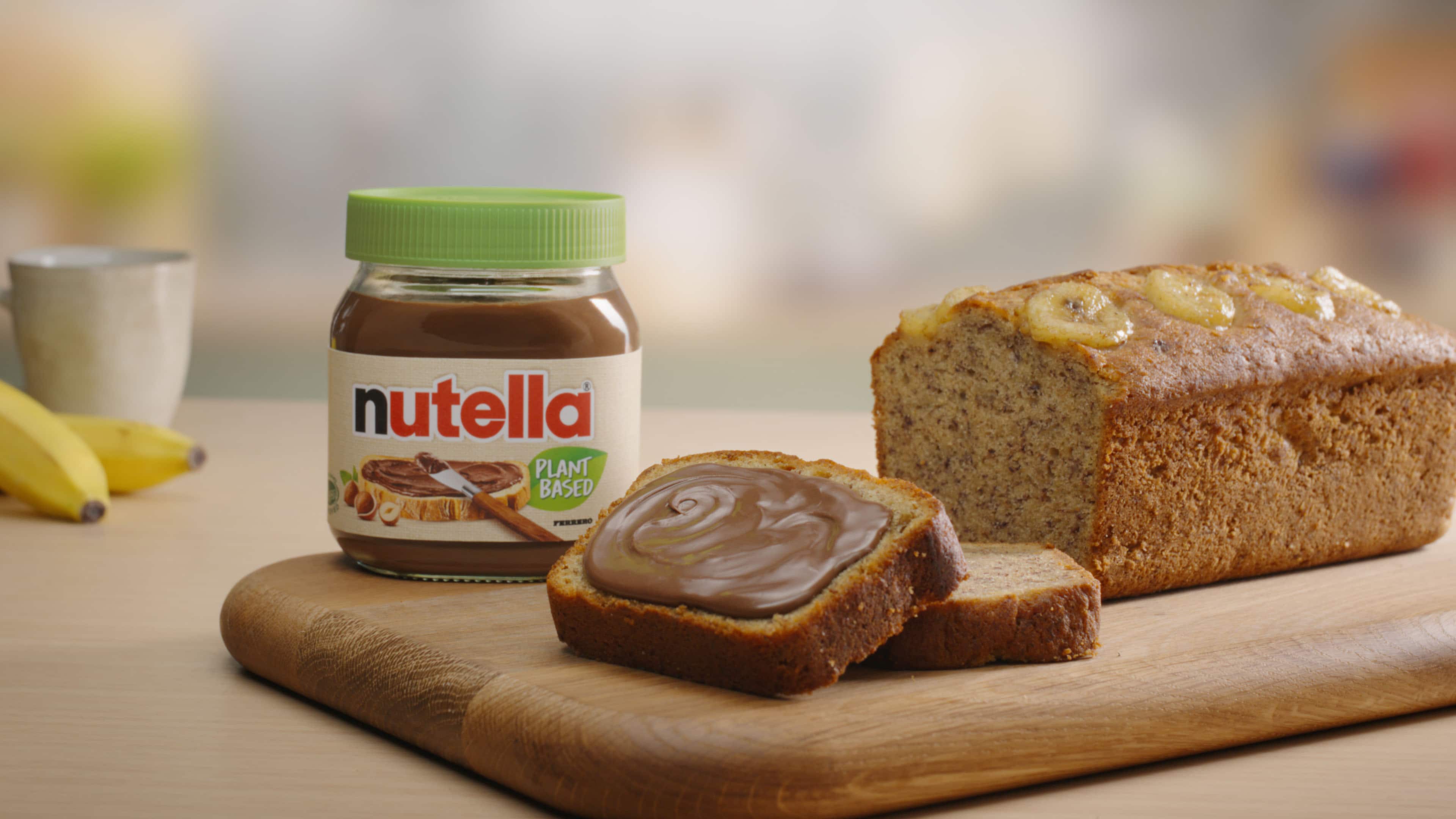 Banana Bread Vegano con Nutella® Plant-Based