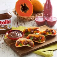 Tacos con mango, papaya e Nutella® | Nutella