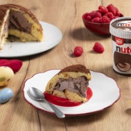 Nutella® Gelato con cuore di crumble
