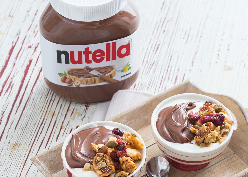 Crema allo yogurt, granola speziata e Nutella® | Nutella 