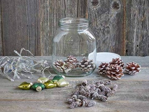 Decorazioni natalizie con vasetti Nutella® Step 1 | Nutella