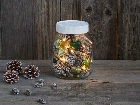 Decorazioni natalizie con vasetti Nutella® Step 3 | Nutella