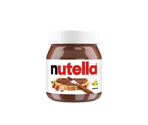 Vasetto Nutella 350 g, formato intermedio pratico per casa e regalo.