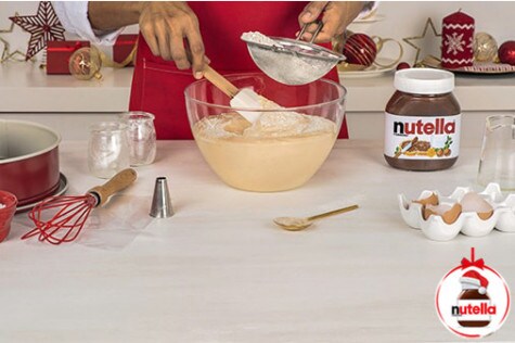 Ciambellone di Natale con Nutella® Step 2 | Nutella Ciambellone di Natale con Nutella® Step 2 | Nutella