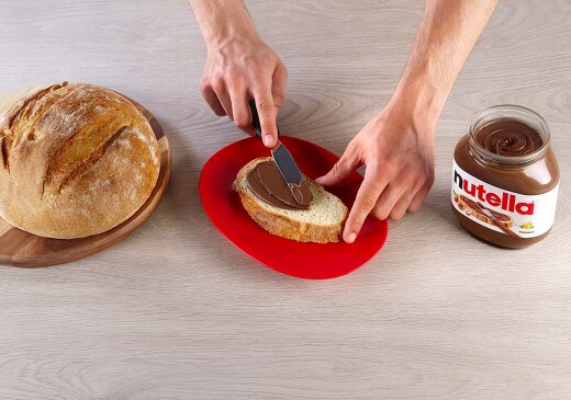Pane del Dittaino DOP spalmata