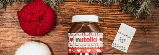 decorazione Natale Nutella