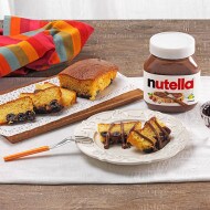 Cherry loaf cake with Nutella®