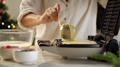 Nutella® Christmas Waffles