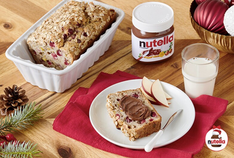 Клюквенно-орехово-банановый хлеб с Nutella® | Nutella Клюквенно-орехово-банановый хлеб с Nutella® | Nutella
