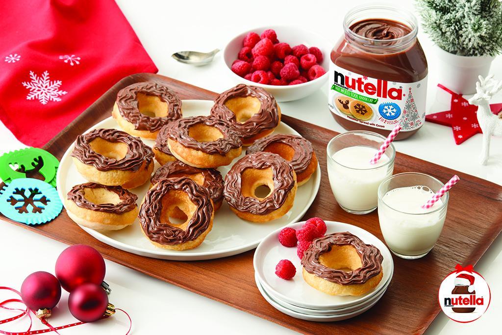 Запеченные пончики с Nutella® Ингредиенты | Nutella Запеченные пончики с Nutella® Ингредиенты | Nutella