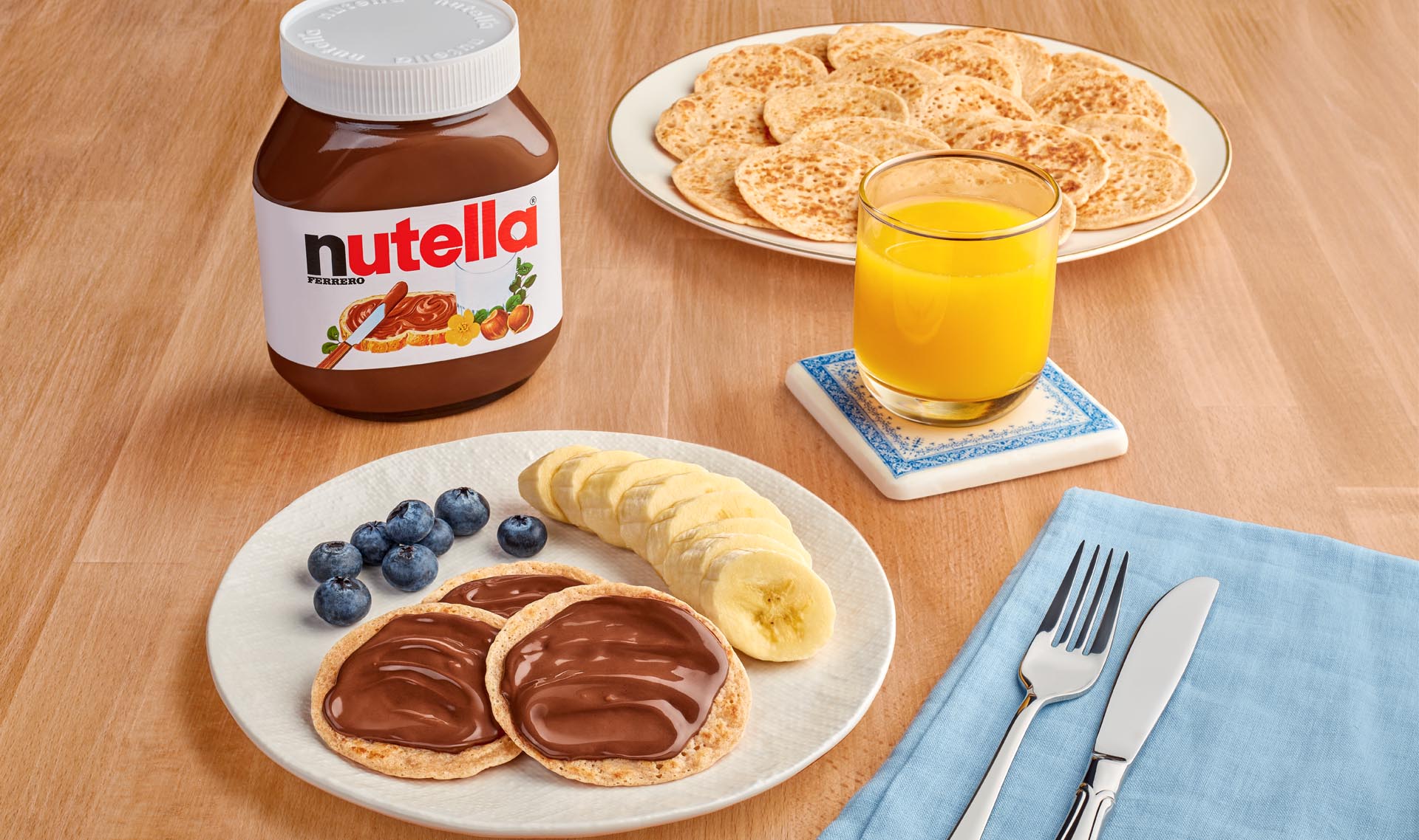 Lahoh alhatharmi with Nutella®