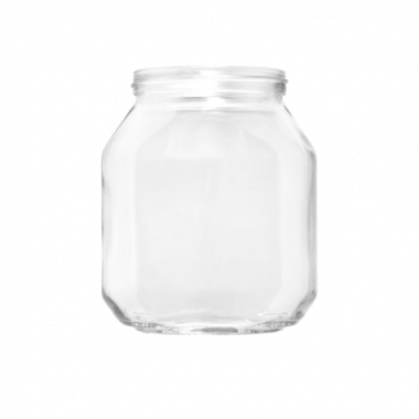 Recycled glass jar Nutella