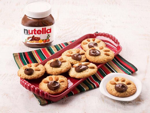 Bear Footprint Cookies with Nutella®