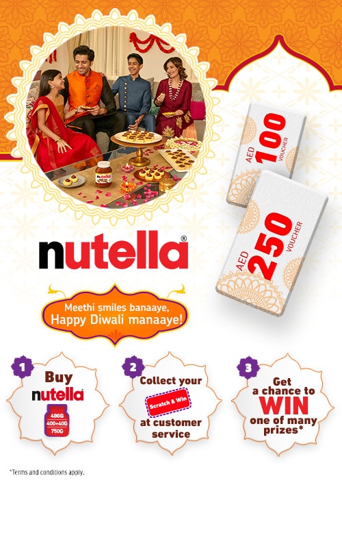 Nutella Promo Diwali middle east