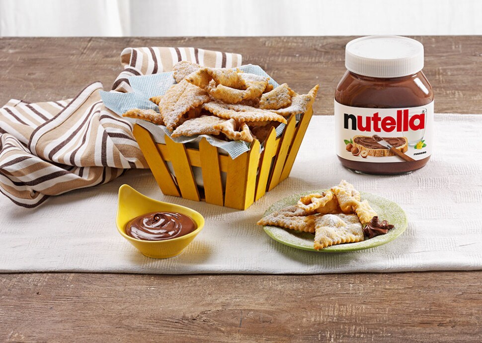Carnival chiacchiere (Angel's Wings) with Nutella®