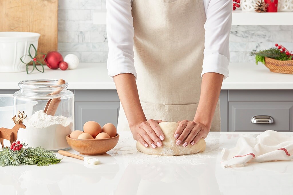 Tradicional rosca de reyes de Navidad con Nutella®