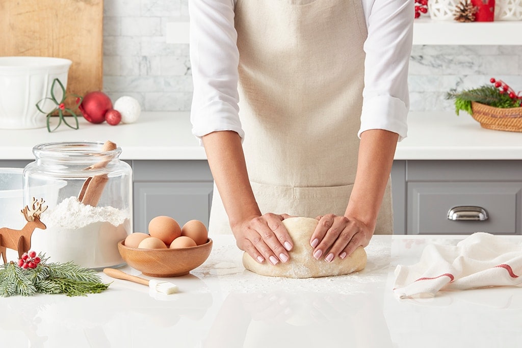 Tradicional rosca de reyes de Navidad con Nutella®