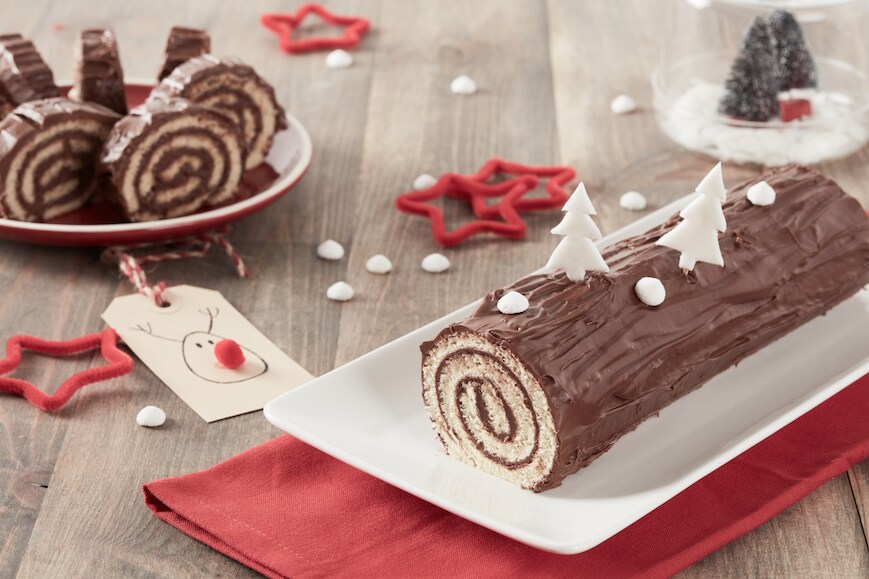 Tronco navideño con Nutella®