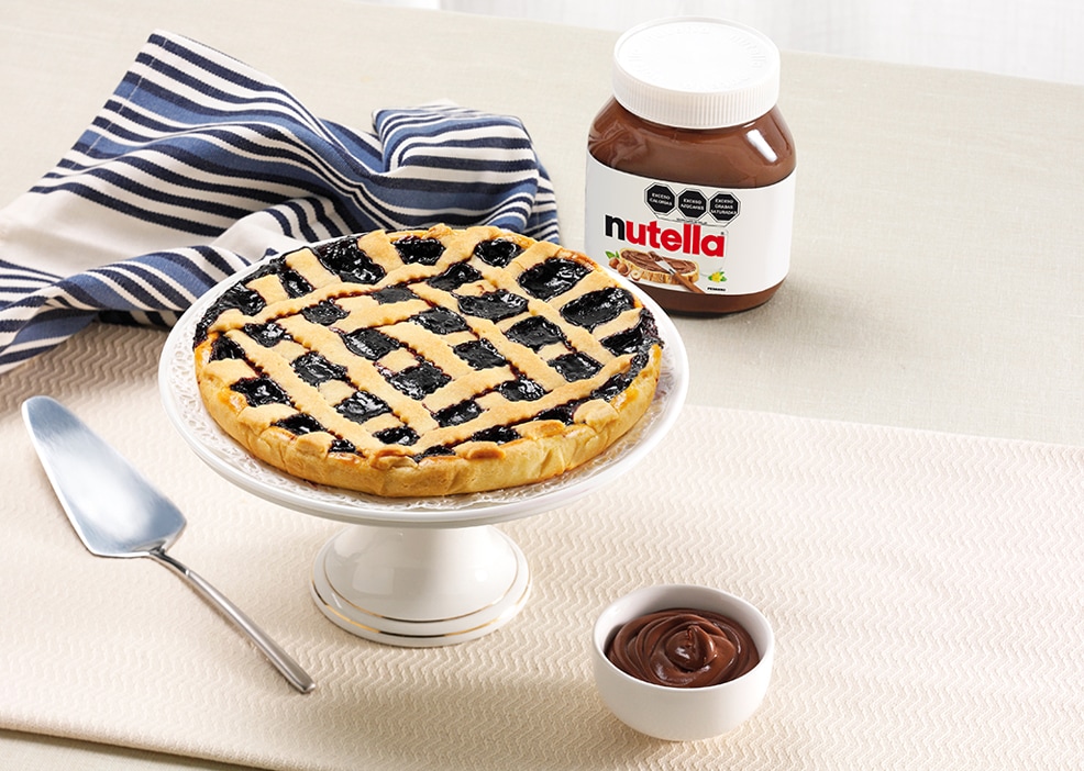  Tarta arándanos con Nutella® 