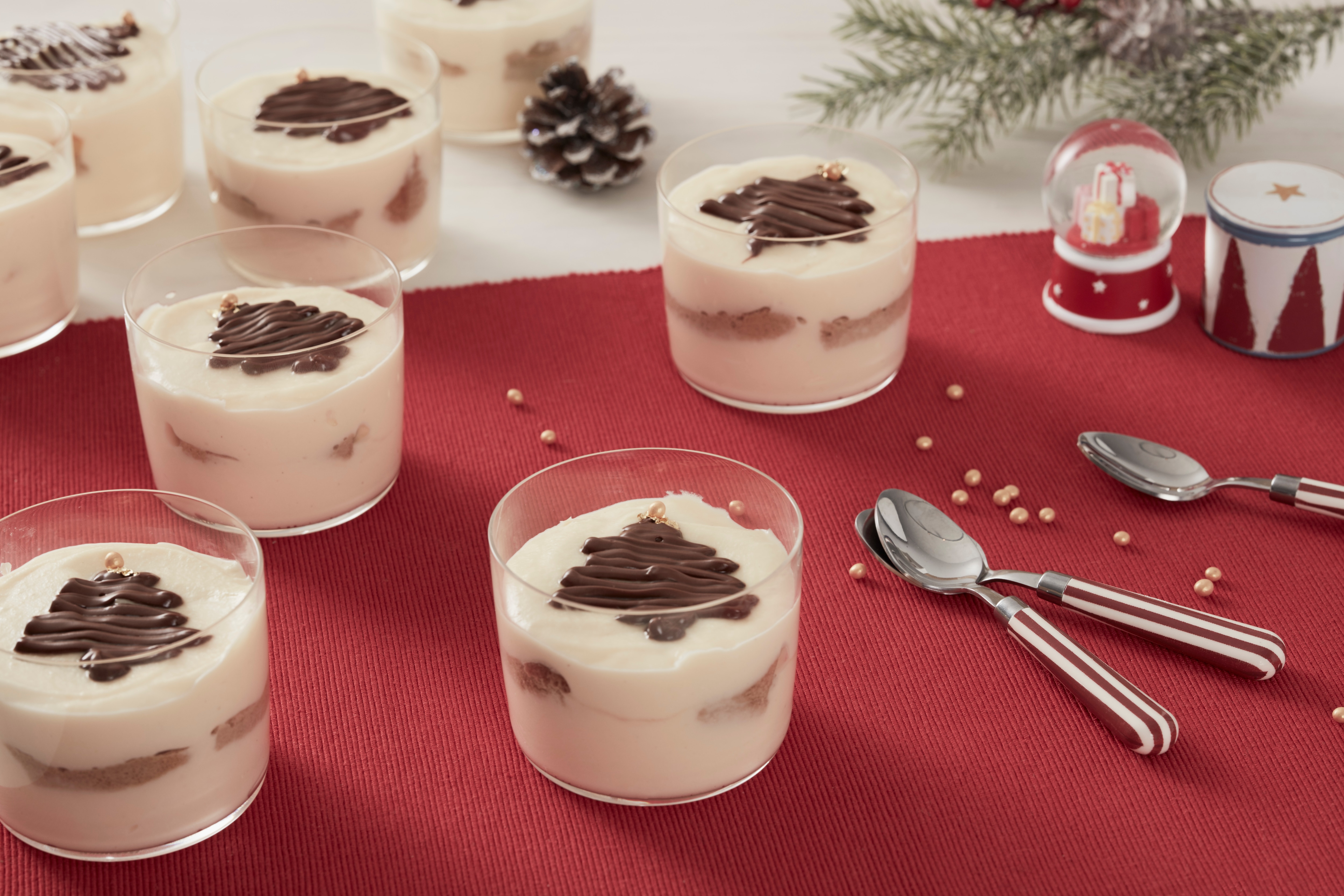 Mini Tiramisú de Navidad con Nutella®