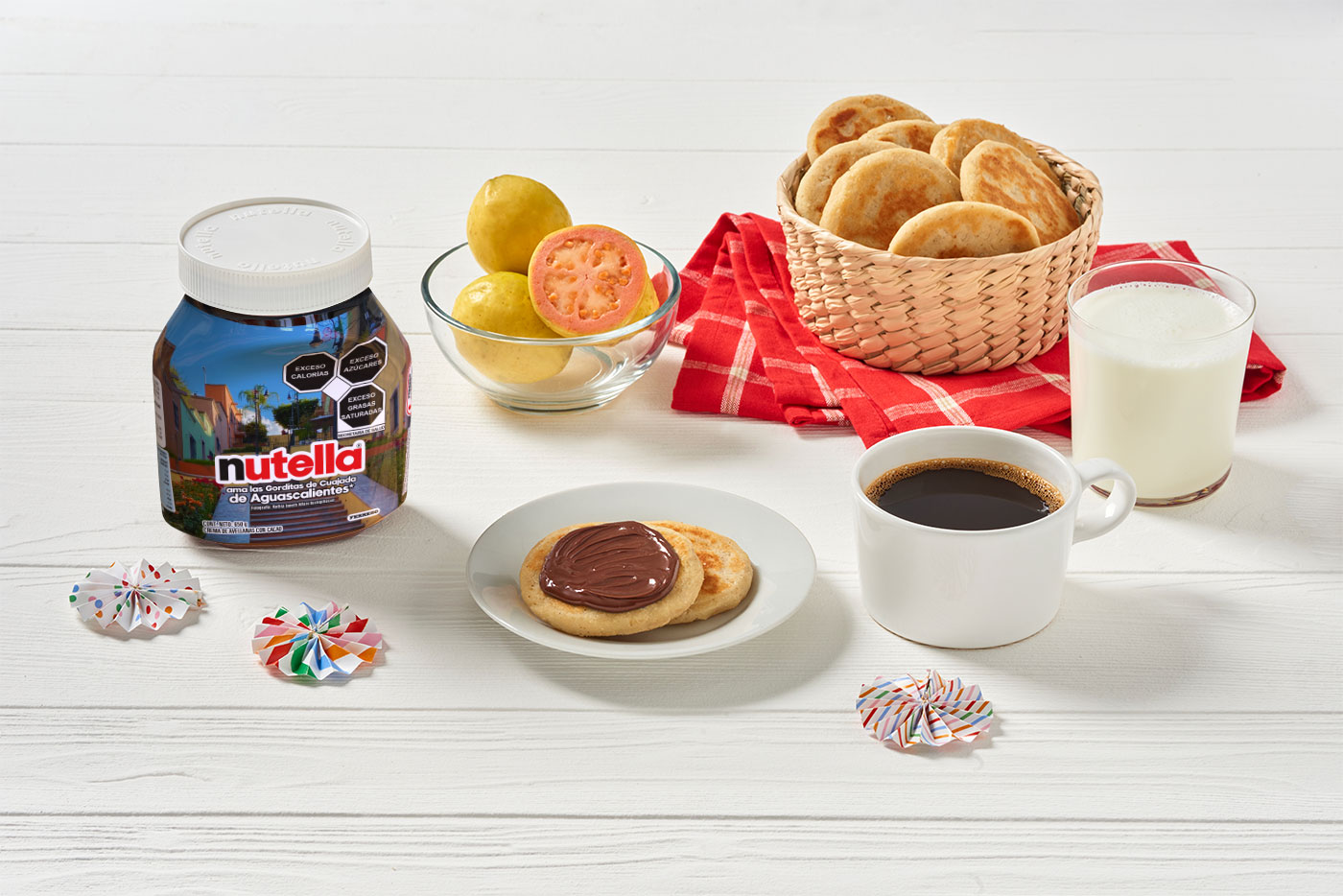 Gorditas de Cuajada con Nutella