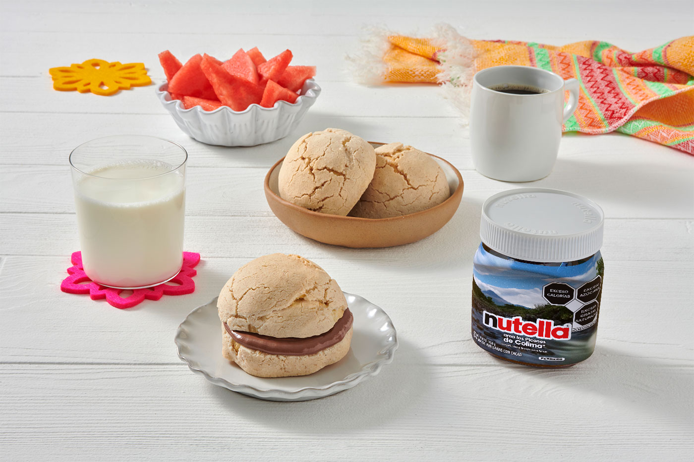 Pan de Comala con Nutella®