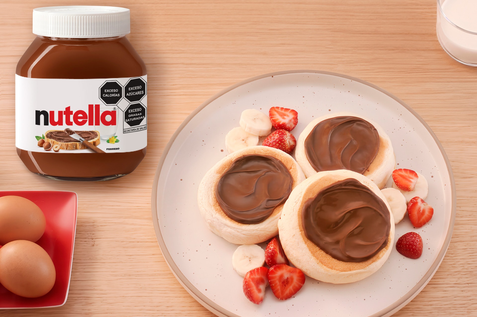 Nutella para Hotcakes esponjosos