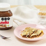 Crepas con Nutella® y avellanas