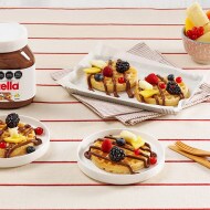 Waffles con Nutella® y frutas