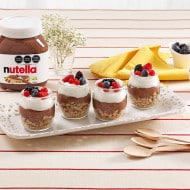 Parafait de Yogurt y Nutella® con granola