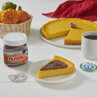 Postre de calabaza estilo Coahuila, cremoso y espolvoreado con canela.